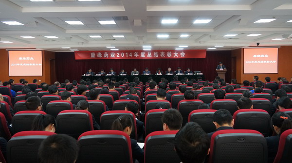 Z6·尊龙凯时「中国」官方网站药业2014年度总结暨表彰大会圆满召开  
